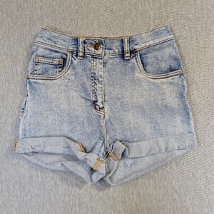 Wilfred Free Denim Shorts Women's 4 Light Wash Blue High Rise
